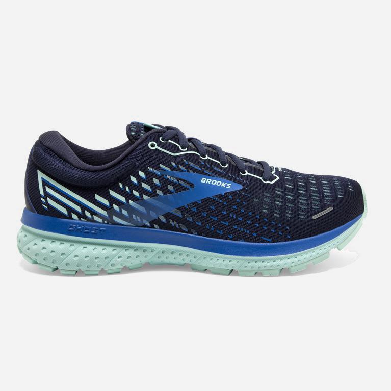 Brooks Women's Ghost 13 Road Running Shoes Singapore - Peacoat/Blue Tint/Strong Blue (67309-XPZA)